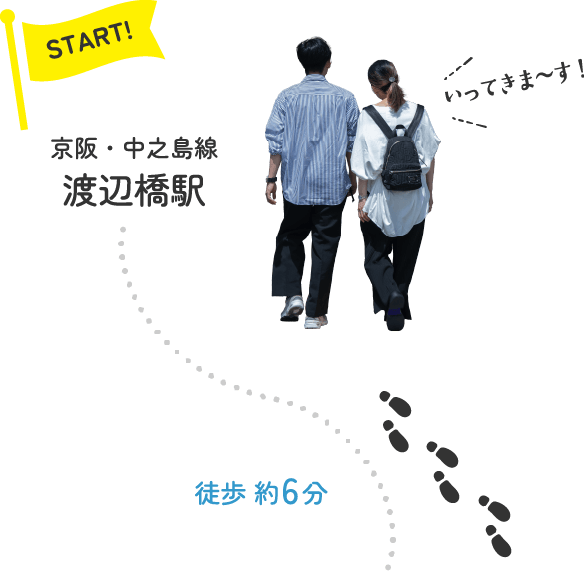 START!渡辺橋駅